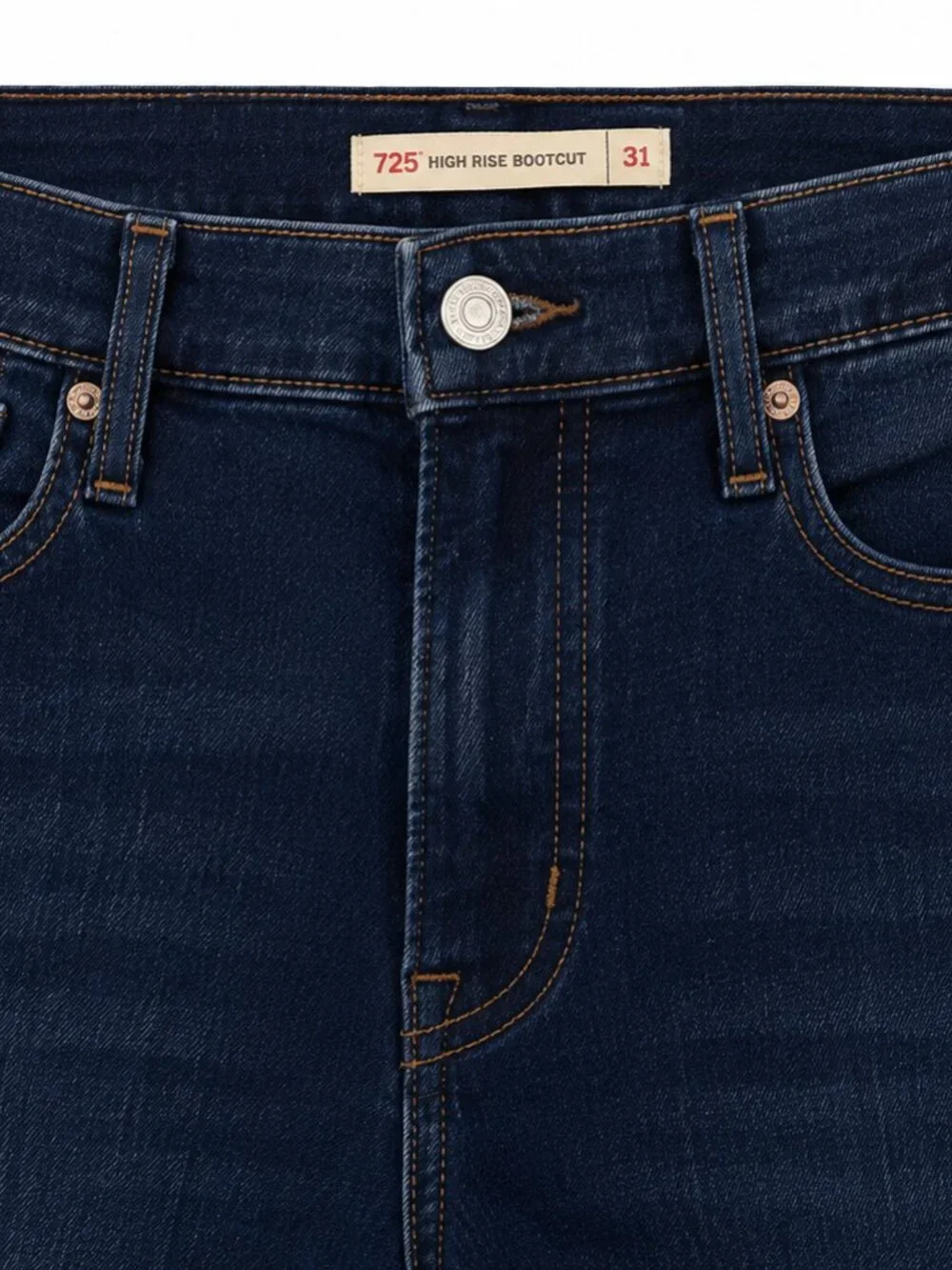 Levi's 725 High Rise Bootcut Jeans NWT Dark Wash Women's 12 W31 L32 - Picture 3 of 4